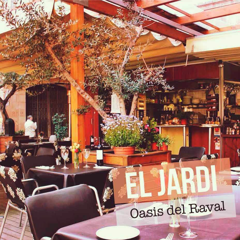 El Jardi El oasis bar del Raval In & Out Barcelona